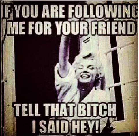 stalking for a friend is still stalking