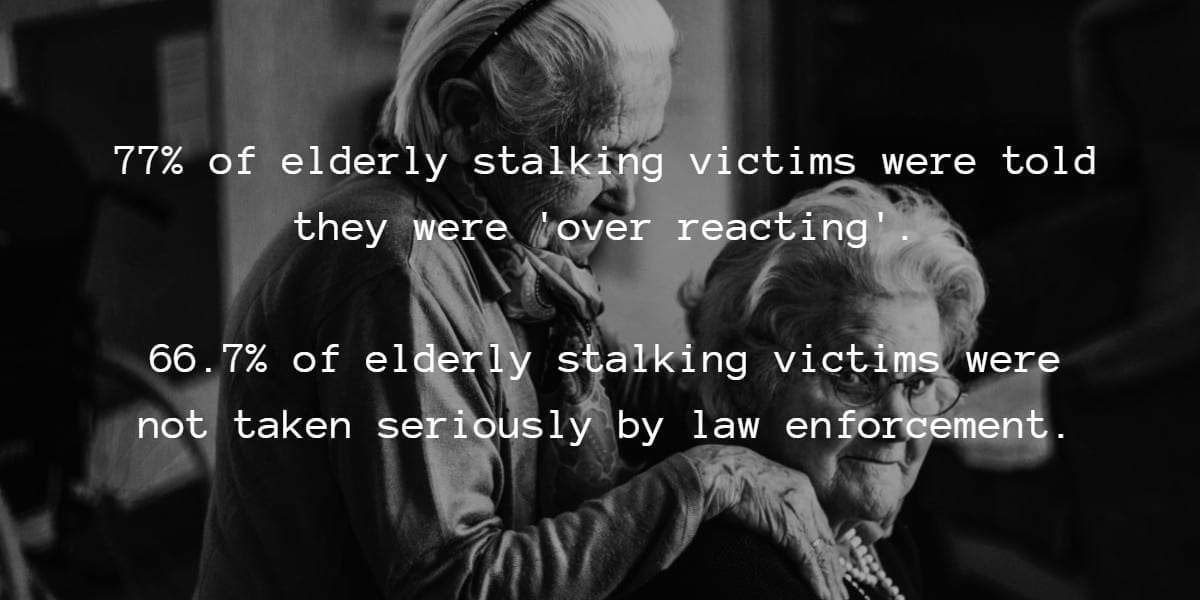 elderly and stalking